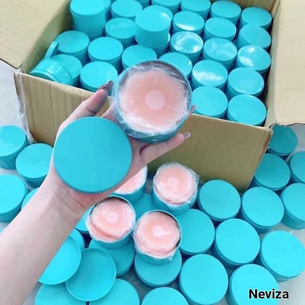 Miếng dán ngực bằng silicon Hộp 5 đôi hình cánh hoa không dây vô hình nâng ngực