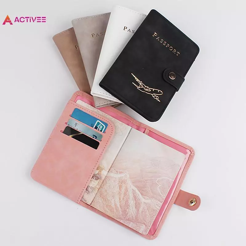 < Activee > Vỏ đựng hộ chiếu chống nước Ví đựng thẻ tín dụng bằng da PU du lịch Sổ hộ chiếu dễ thương dành cho nữ / nam Vỏ hộ chiếu đẹp