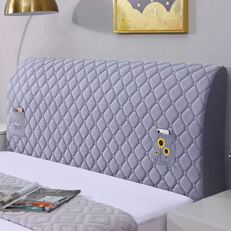Dày Chăn Đầu Có Túi Bên Co Giãn Chống Bụi Trượt Giường Đầu Giường Bảo Vệ Cho Đôi Full Queen Cal King Size Giường