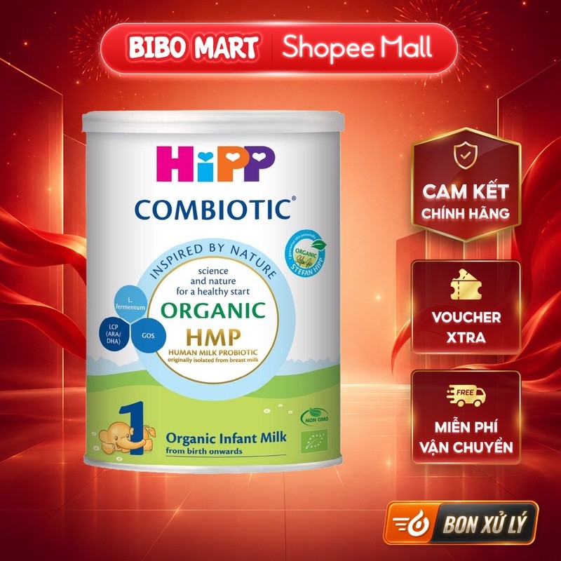 Sữa công thức Hipp Organic bổ sung HMP&GOS số 1 - Hộp 800gram - BM001.1