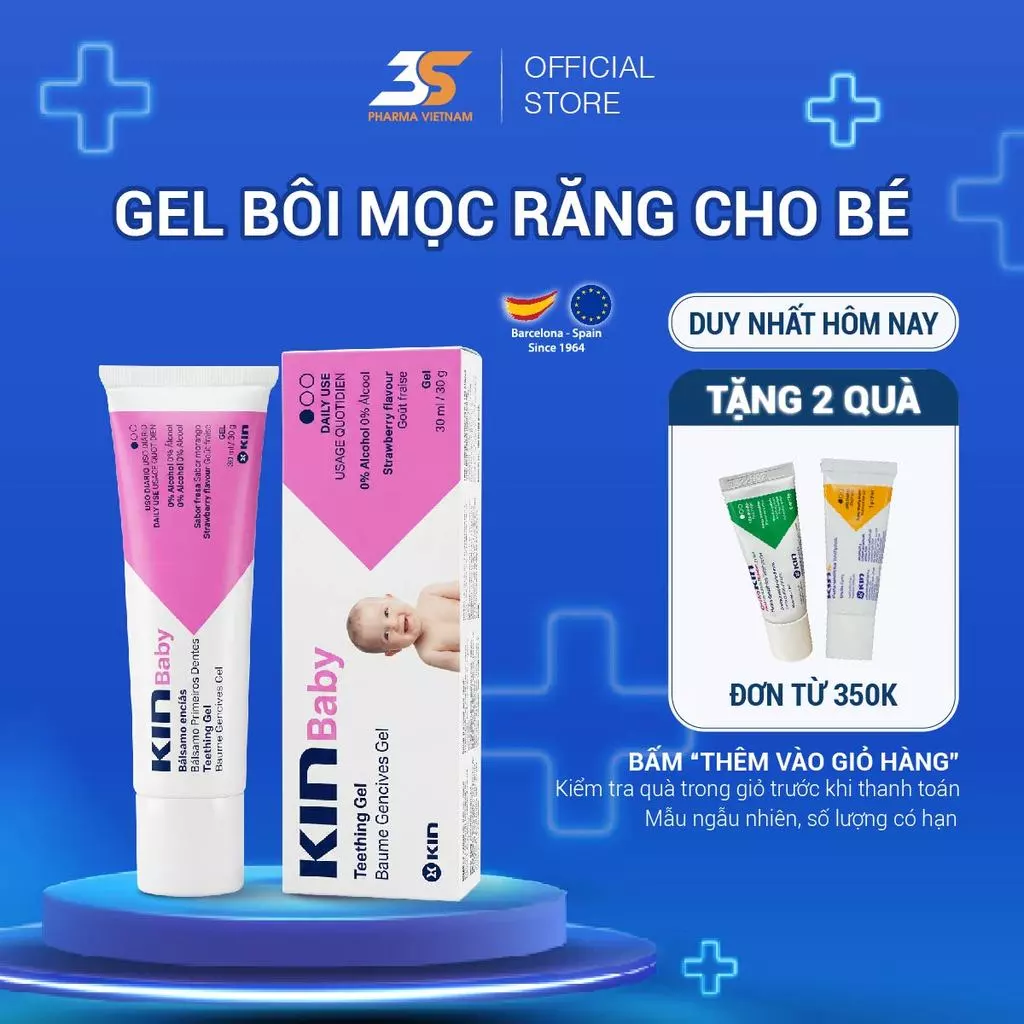 Gel Bôi Nướu Mọc Răng Kin Baby Cho Bé 30ml