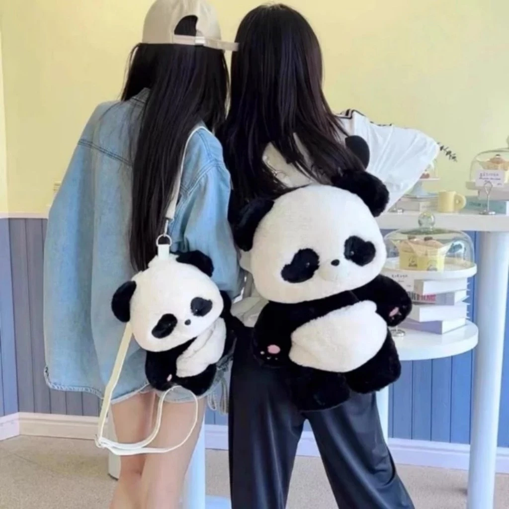 Balo Gấu trúc nhồi bông hình cute dễ thương