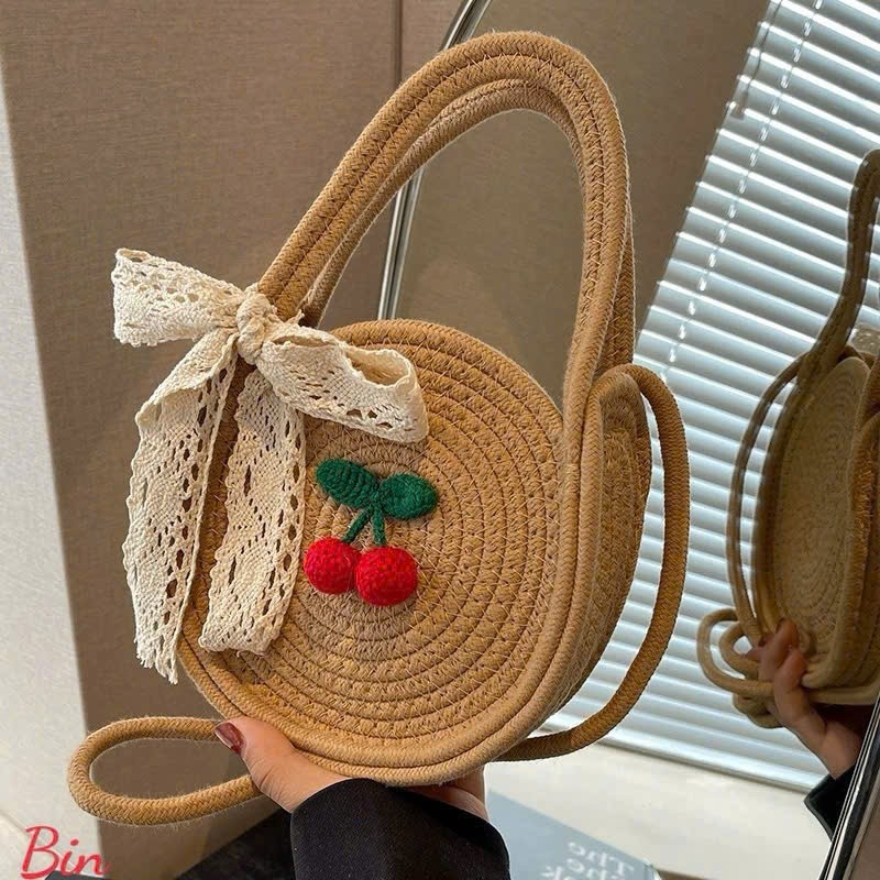 🌼 TÚI ĐEO CHÉO MINI HOA HƯỚNG DƯƠNG/CHERRY SIÊU XINH 🌼
