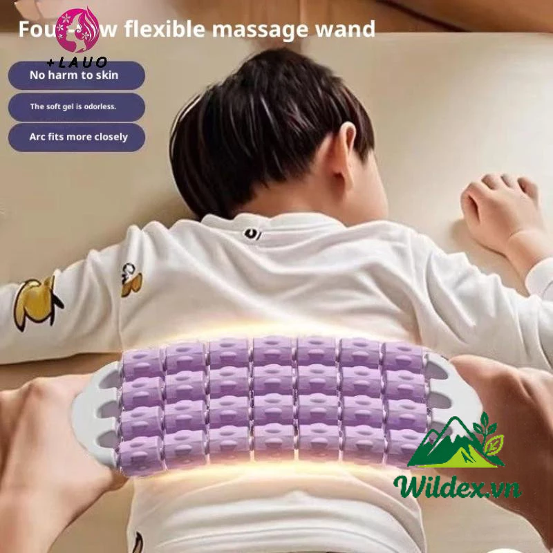 WildexCon lăn massage uốn cong linh hoạt Springevenstar - Thư giãn và tập luyện hiệu quả