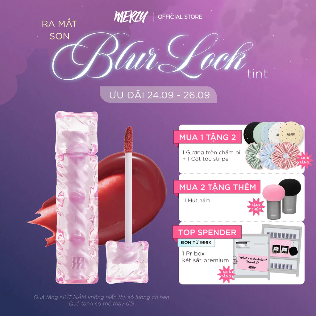 [SVIP x MERZY] Son Tint Merzy Water Fit Blur Tint 3,7g