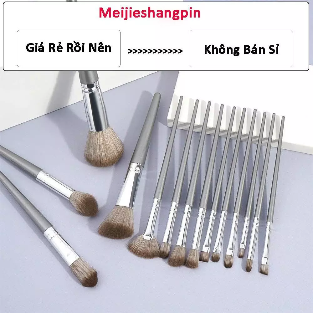 Bộ Cọ Trang Điểm 14 Cây Chuyên Makeup Cá Nhân Meijieshangpin