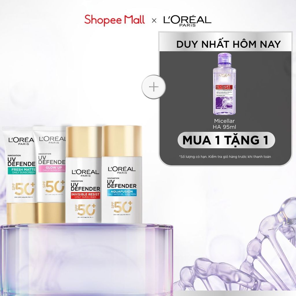 Chống Nắng Phổ Rộng Thoáng Da, Kháng Mọi Tác Động UV Defender SPF 50+ PA++++…
