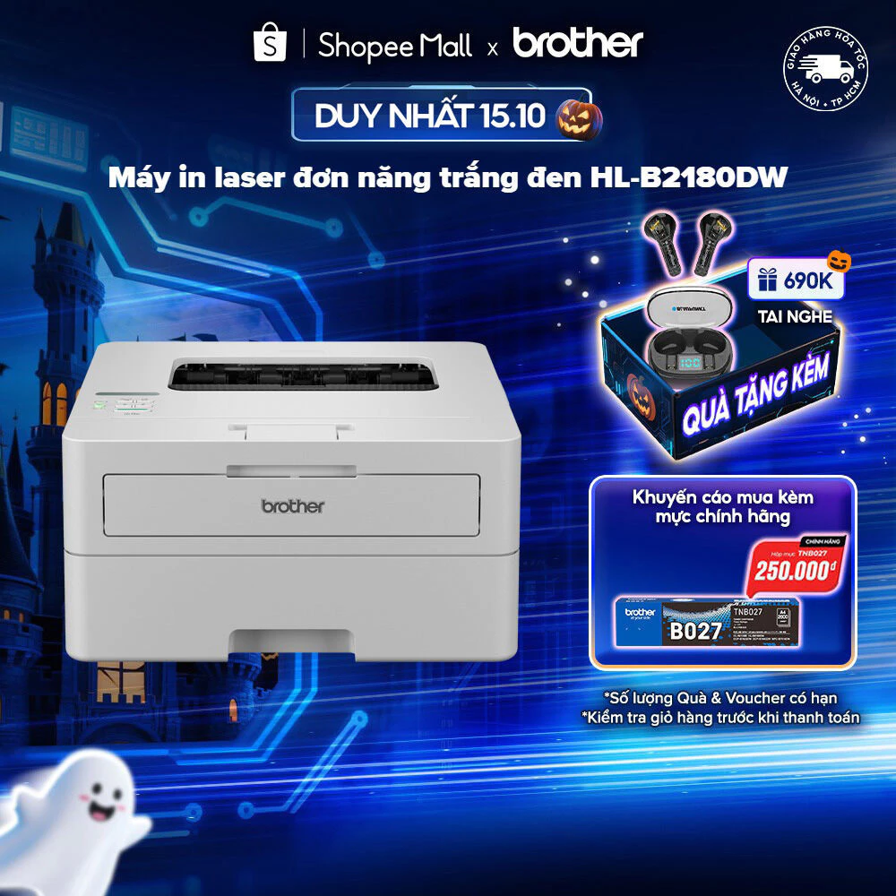 Máy in laser đơn năng Brother HL-B2180DW