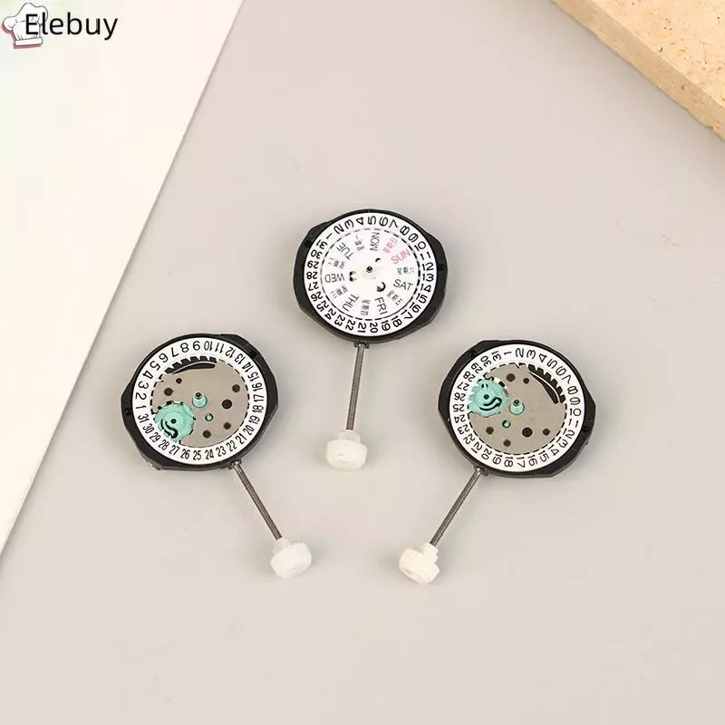 [Ele-T] Sl25 Movement Trung Quốc Sunon Sl25-3 Lịch chuyển động thạch anh Hiển thị ngày Đồng hồ đeo tay Một phần giá rẻ Thay thế phong trào 2015