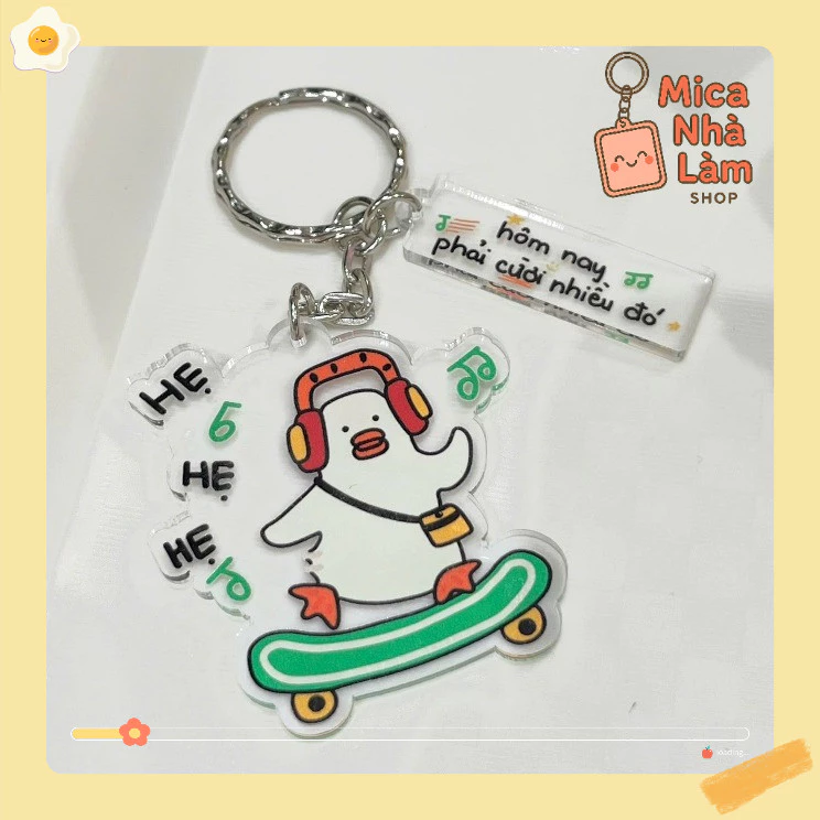 MÓC KHÓA LỜI NHẮN - HẸ HẸ HẸ - HÔM NAY PHẢI CƯỜI THẬT NHIỀU ĐÓ - TIỆM BÌNH THƯỜNG
