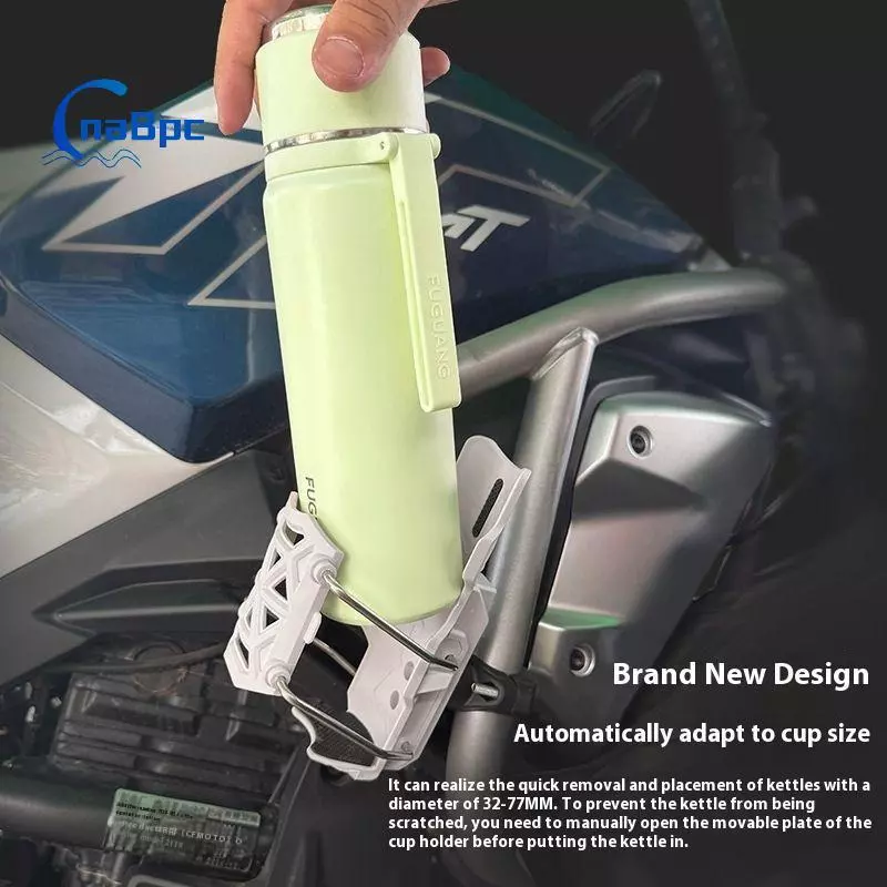 < CnaBpc > 2025 1 Bộ 360° Có Thể Điều Chỉnh Tay Cầm Cốc Lồng Xe Đạp Đa Năng Xe Máy Giá Đỡ Bình Nước Cho Đường Đi Xe Đạp ADV Xe Máy Mới