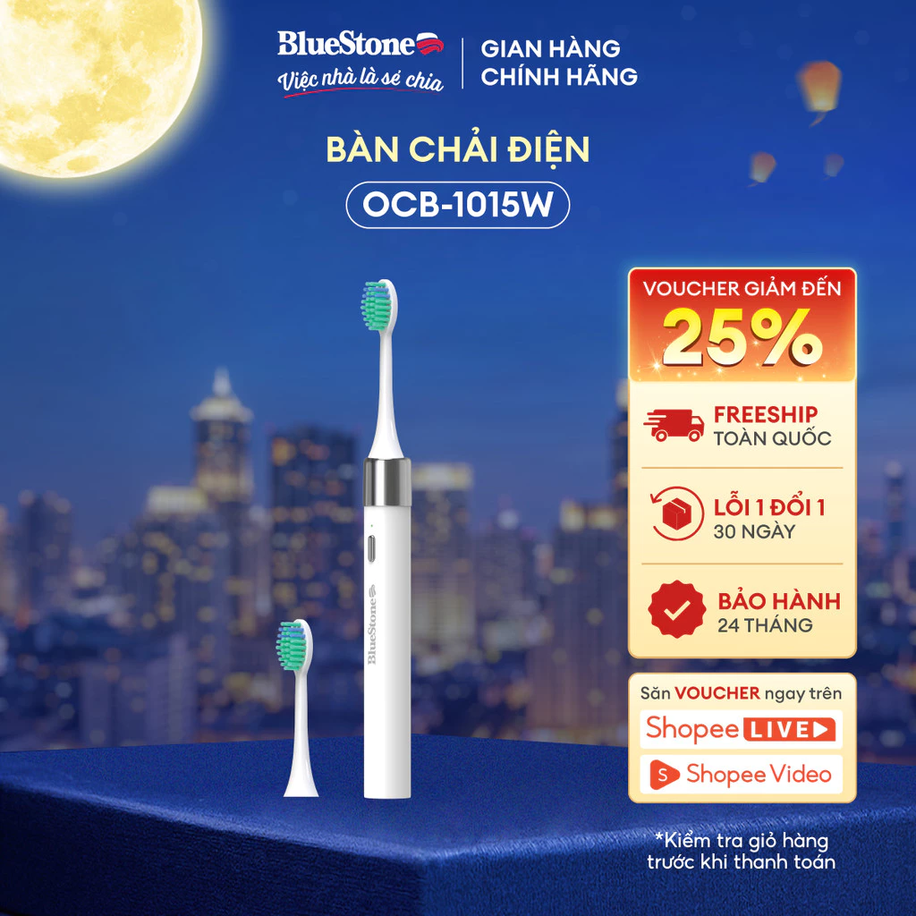 Bàn Chải Điện BlueStone OCB-1015W