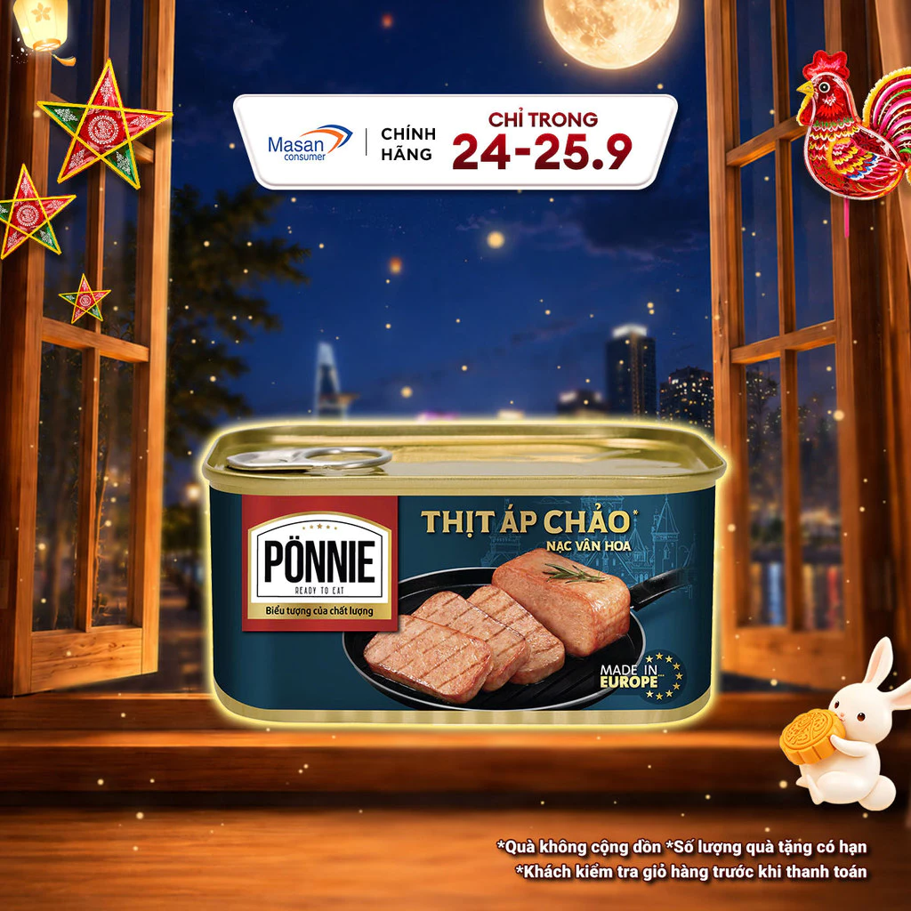 (Chọn Loại) Thịt Áp Chảo Ponnie