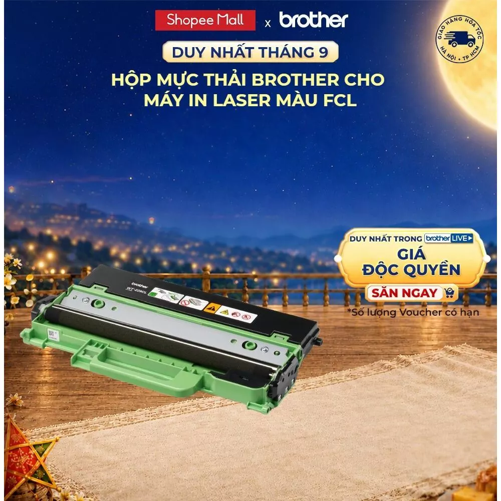 Hộp mực thải Brother cho máy in laser màu FCL (HL-L3240CDW/HL-L3280CDW/DCP-L3560CDW/MFC-L3760CDW/MFC-L8340CDW)