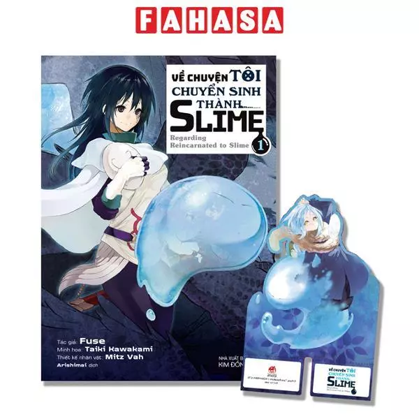 Sách - [Manga] Về Chuyện Tôi Chuyển Sinh Thành Slime - Regarding Reincarnated To Slime - Tập 1 - Tặng Kèm Standee PVC
