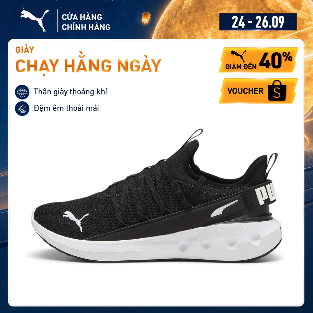 Giày Thể Thao PUMA Unisex Softride Carson Fresh Màu Đen