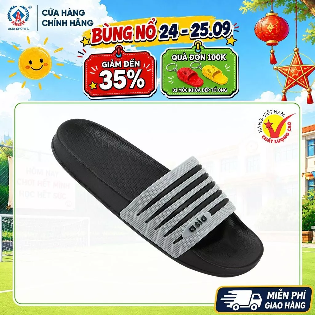 Dép Quai Ngang Nam ASIA Thể Thao Nhựa EVA Siêu Nhẹ - Dép Lê Nam Đa Dụng Đi Trong Nhà Đi Chơi Chống Trượt - DME300