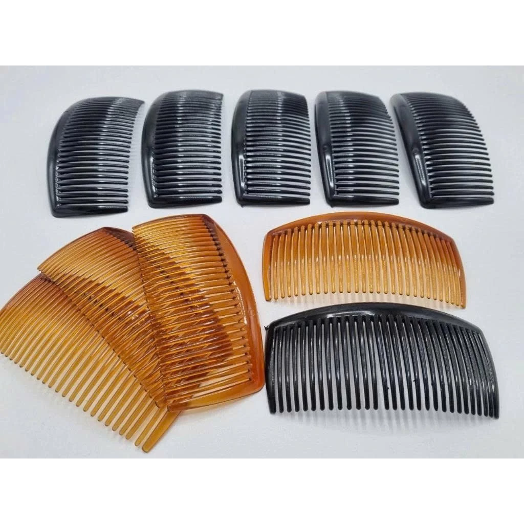 Sỉ Lố 12 Chiếc Xược Cài tóc mái lược xước siêu dẻo màu đen