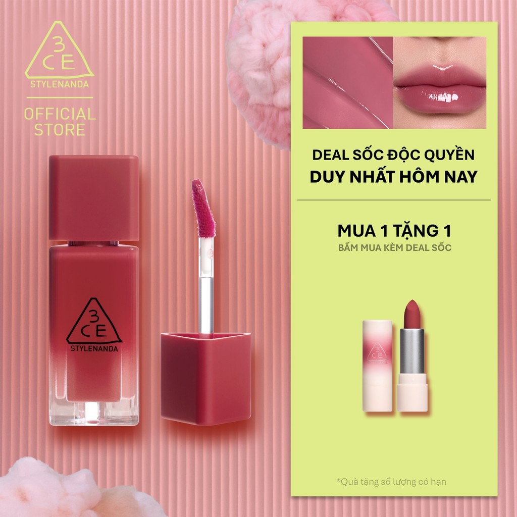 3ce son tint bóng mềm gummy oil tint
