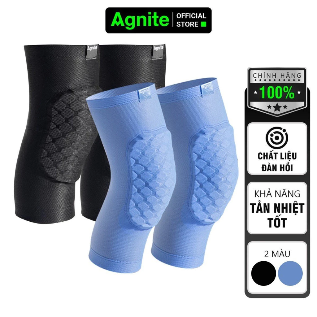 [MUA 3 GIẢM 30%] Miếng đệm đầu gối chính hãng Agnite, Mã FL104 bó gối bảo vệ khớp gối chơi thể thao, luyện tập bóng rổ