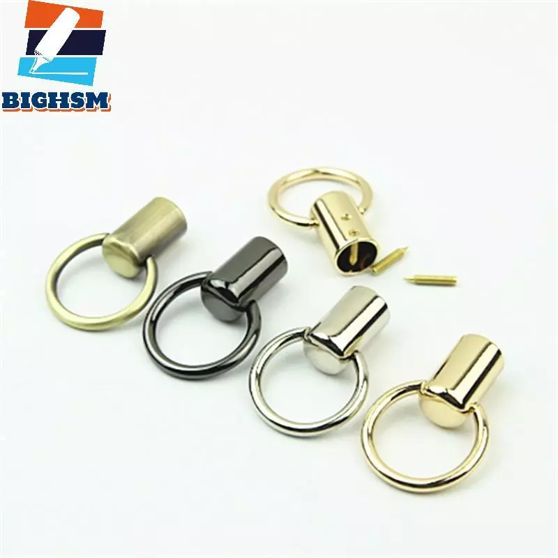 [BIGHSM] 2 Chiếc Túi Kim Loại Cường Độ Cao Cạnh Kẹp Bules Dây Treo Bền Cho DIY Da Thủ Công Túi Phục Hồi Dây Đeo