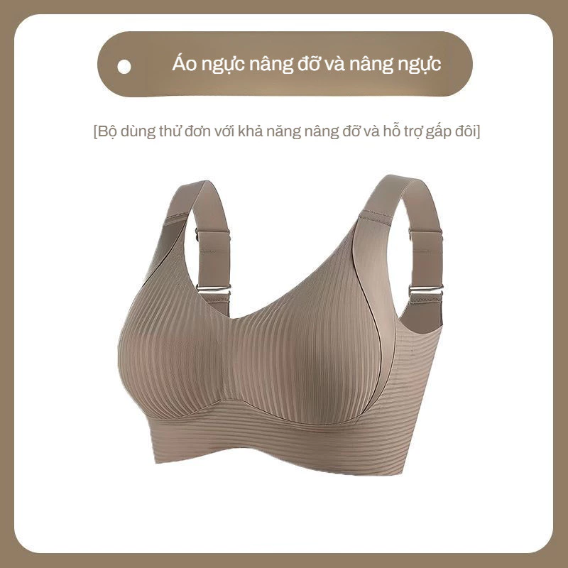 『 Brelira 』 Áo ngực Minimizer nữ liền mạch chống chảy xệ Full Cup Lift Up Plus Size Quần lót thể thao Áo ngực nữ không dây