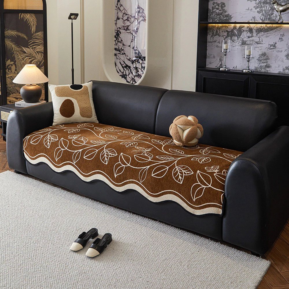 [Sản phẩm mới] Đệm Sofa Hình Đặc Biệt Retro Bốn Mùa Đệm Sofa Da Đa Năng Nhẹ Sang Trọng Cao Cấp Bọc Sofa Vải Khăn