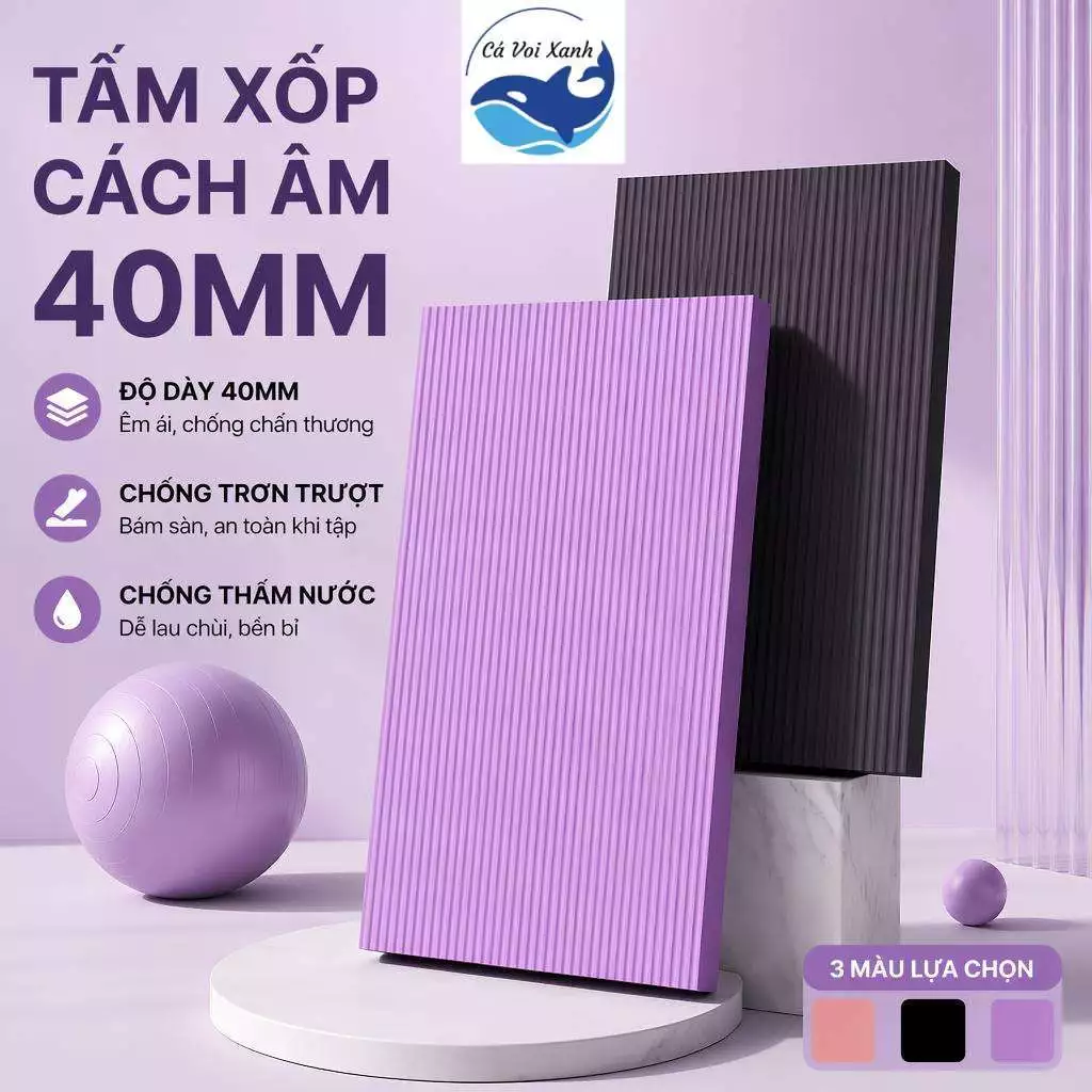 【COD】Balance Pad TPE Dày 4cm Thảm Quỳ Gối Tập Yoga Gym Plank Đệm Tập Thể Dục Chống Trượt Đa Năng