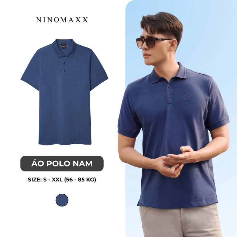 Áo Polo Nam Cao Cấp Ninomaxx Form Travel Fit DENSECOTTON Siêu Thấm Hút Giữ Form Tốt 2505004