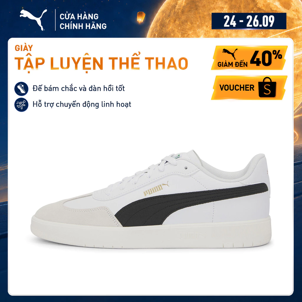 Giày Thể Thao PUMA Unisex Ascenso II Vapor Gray-Black Màu Xám