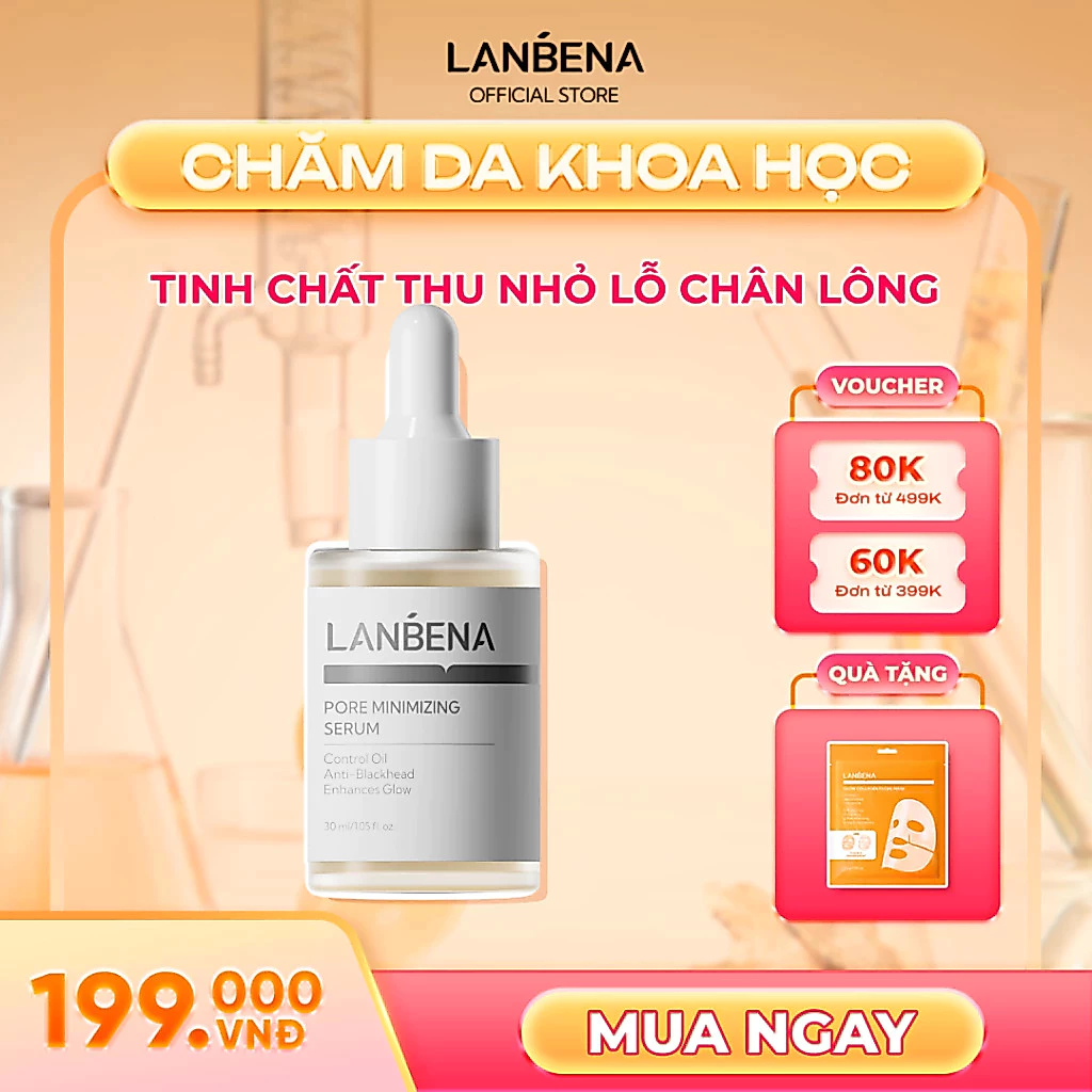 LANBENA Pimple Cure Serum (30ml) - Giúp Thu Nhỏ Lỗ Chân Lông Dưỡng Ẩm Chăm Sóc Da  Skincare