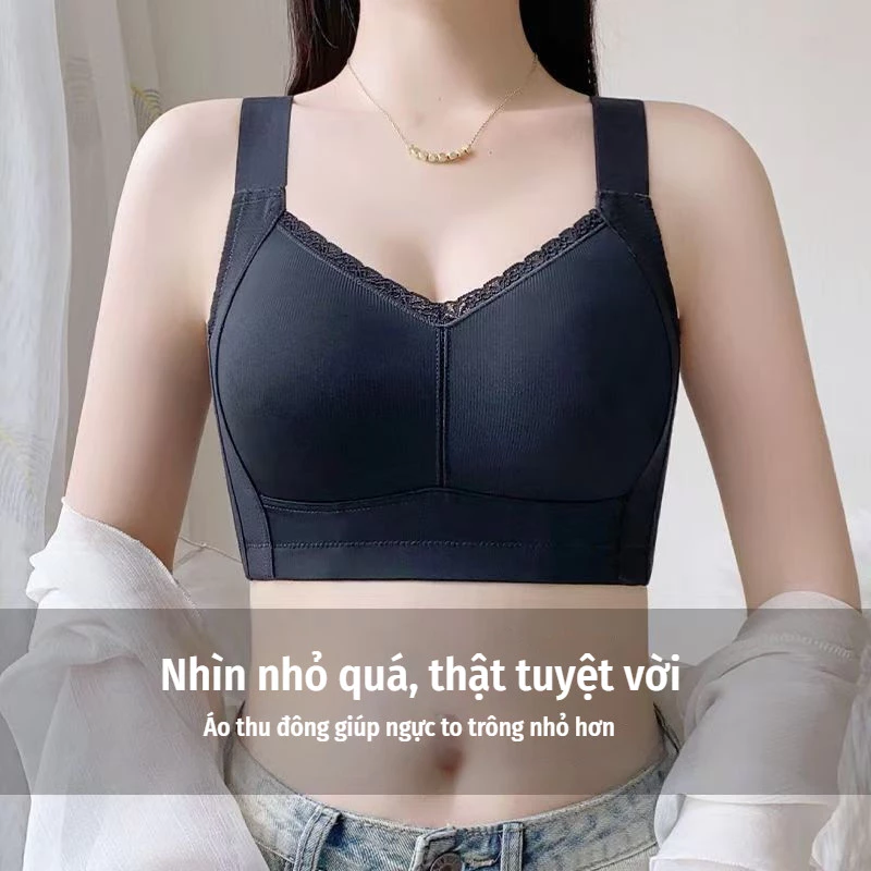 Nội y ngực to mặc như ngực nhỏ, siêu mỏng, không gọng, cup nguyên, đẩy mỡ nách, chống xệ, form dáng săn chắc