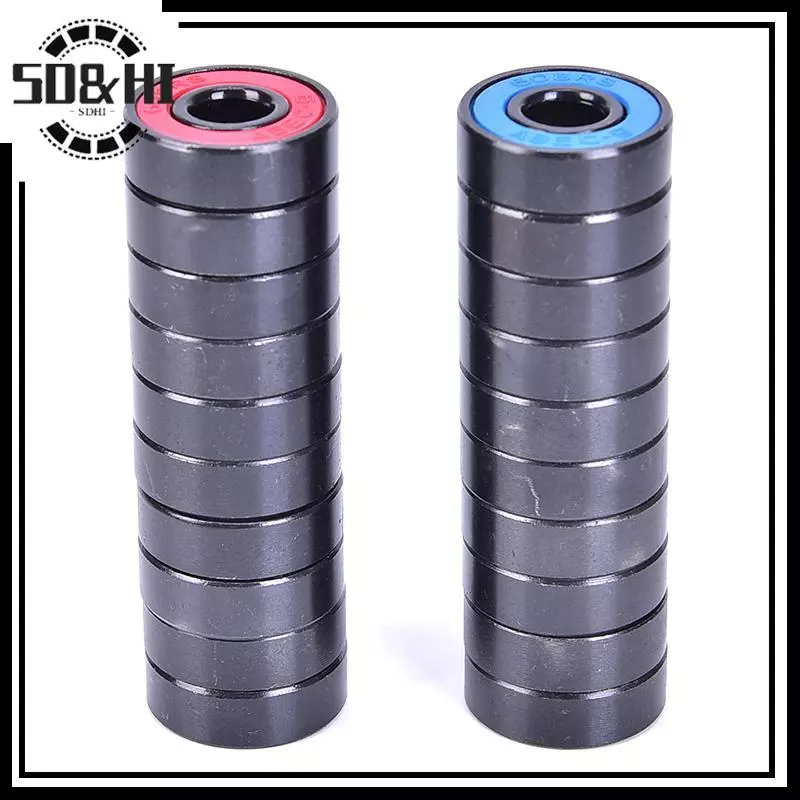 [SD & HI] 10 Cái / bộ Vòng bi kín bằng thép rãnh sâu 608RS 608-2RS (vn)