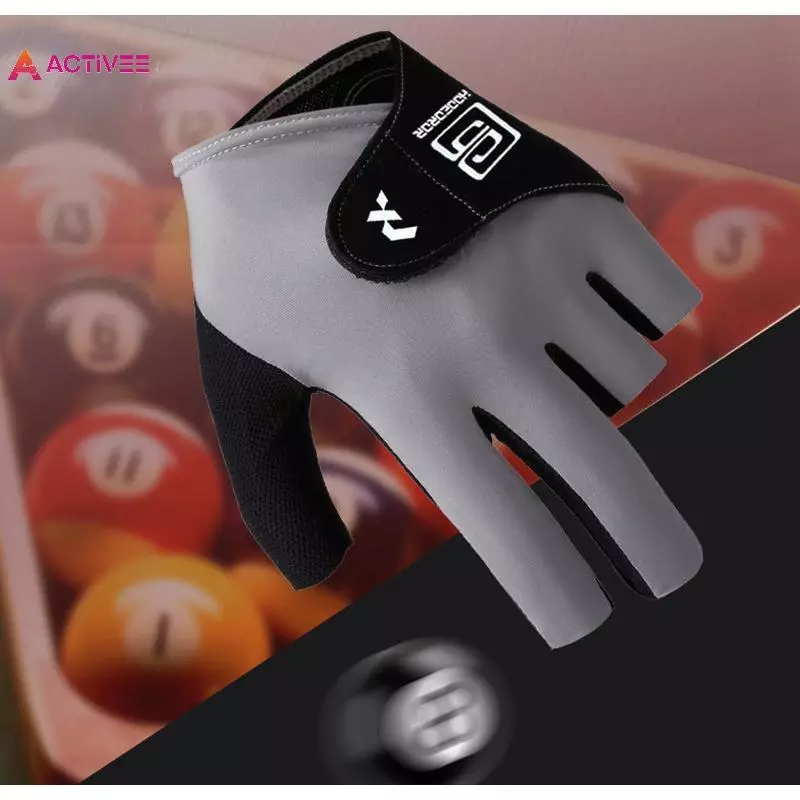 < Activee > 1 Găng Tay Bi-a Tay Trái Găng Tay 5 Cánh Chống Trơn Trượt Găng Tay Tập Bida Thoáng Khí Cho Nam Và Nữ Đẹp