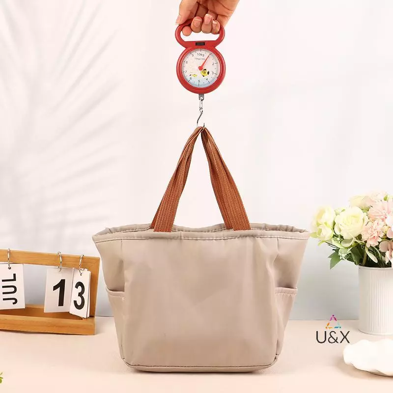 U & X Di Động Cá Cân 10kg Móc Treo Cân Lò Xo Mini Cho Câu Cá Mua Sắm Du Lịch Cân Hành Lý MỚI