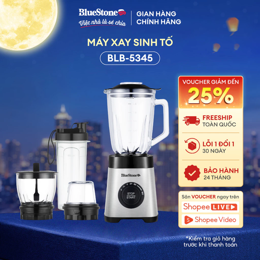 Máy Xay Sinh Tố BlueStone BLB-5345 - 1.5 Lít - 800W
