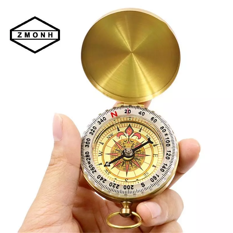ZMONH Cắm trại chất lượng cao Đi bộ đường dài Nhà thơ bằng đồng Goldenpass Điều hướng di động * mới