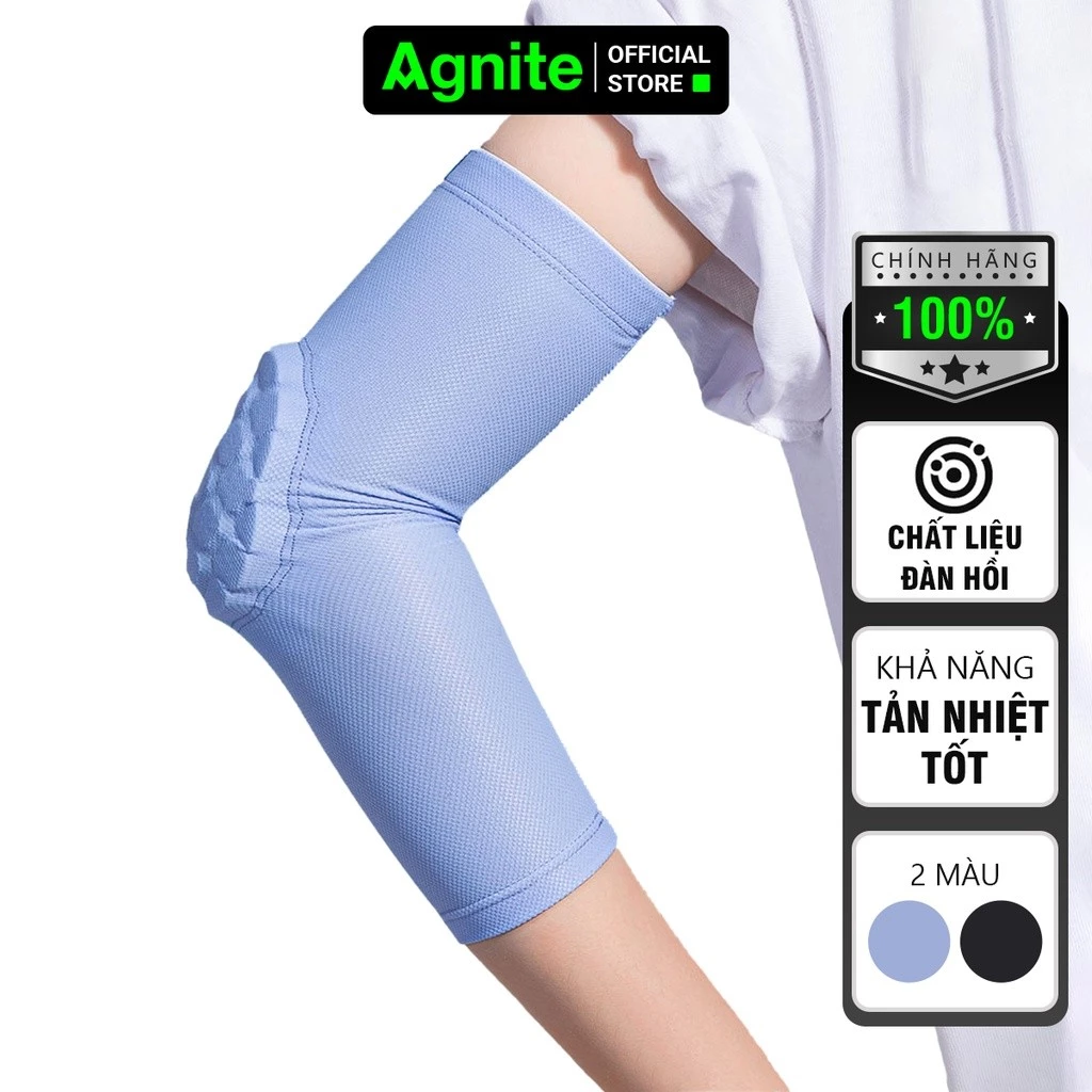 [MUA 3 GIẢM 30%] Đệm khuỷu tay chính hãng Agnite, giúp bảo vệ khuỷu tay tập luyện thể thao, tránh chấn thương mã FL103