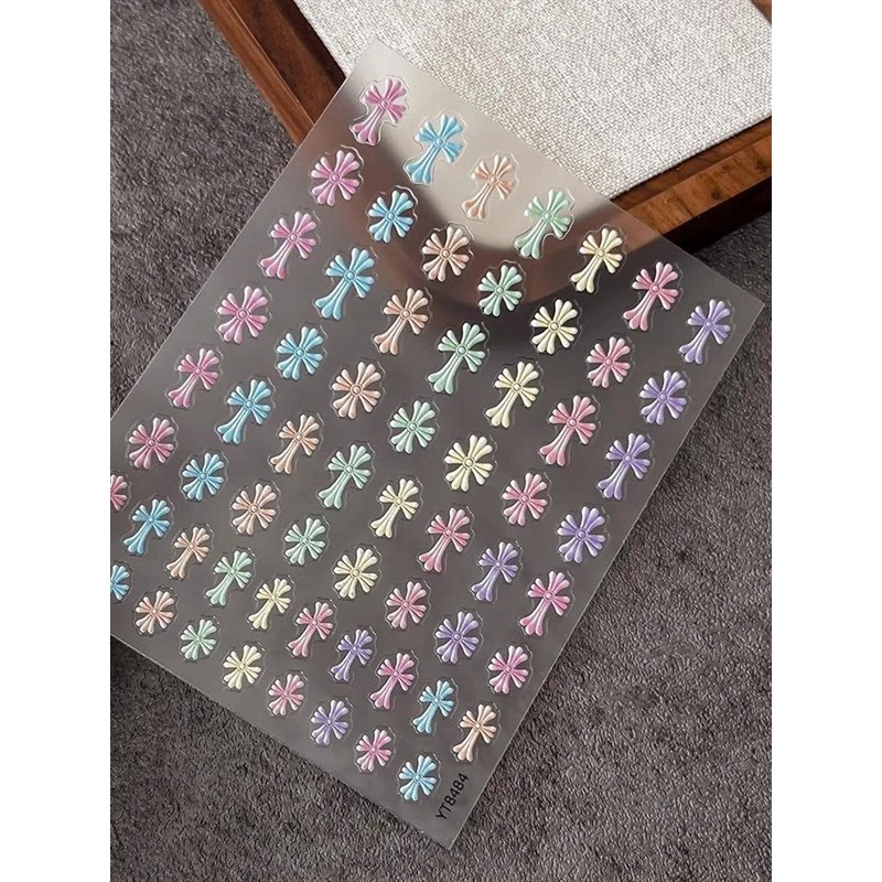 Sticker chữ thập màu mè YT 8484