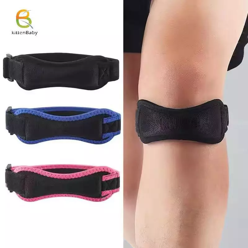 [Baby-t] Đầu gối Patellar Tendon Hỗ trợ đầu gối Nẹp có thể điều chỉnh Sho Hấp thụ nén Miếng đệm đầu gối cho bóng rổ [mới]
