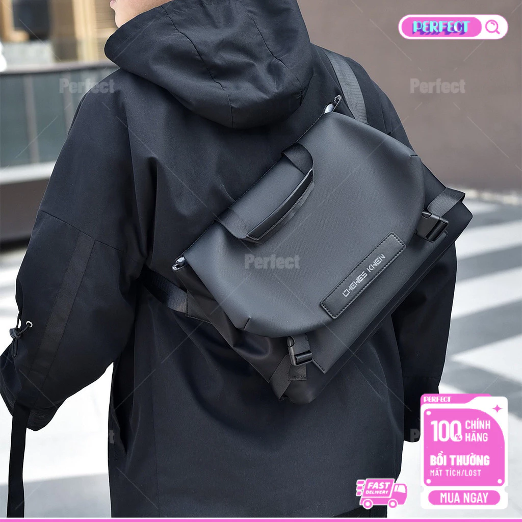 🔥Hỏa Tốc,Túi đeo chéo nam Backpack cặp đeo chéo nam đi chơi đi học chống nước nhiều ngăn