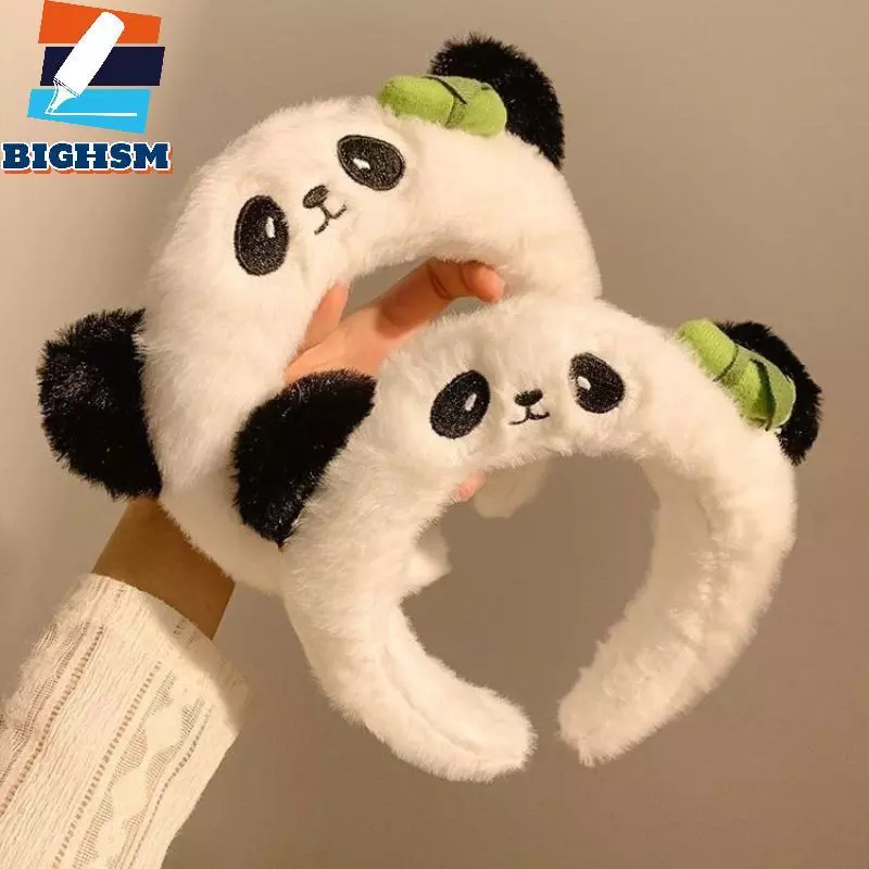 [BIGHSM] Hoạt Hình Dễ Thương Gấu Trúc Sang Trọng Cho Nữ Rửa Mặt Công Viên Giải Trí Ngộ nghĩnh Và Sáng Tạo Cho Phụ Kiện Tóc Sở Thú