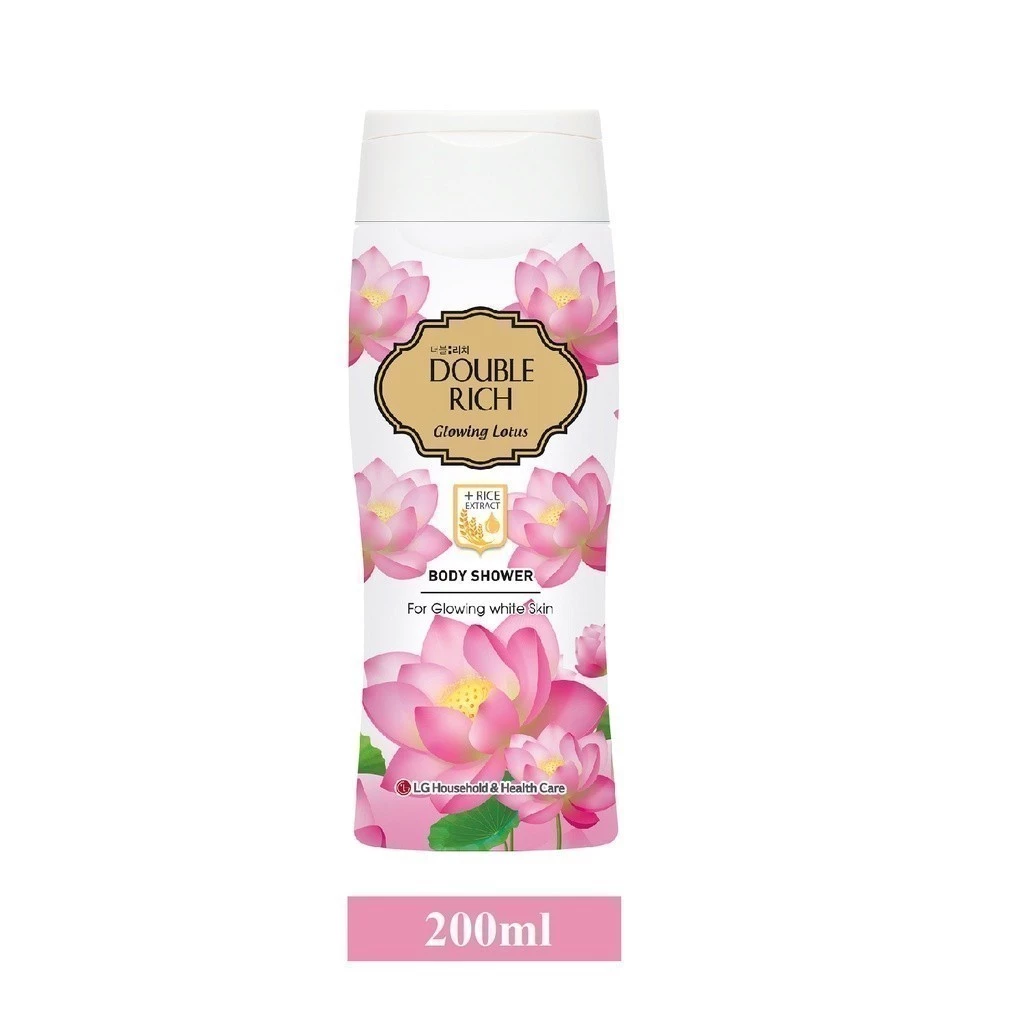 [QUÀ TẶNG KHÔNG BÁN] Combo 2 Sữa tắm Double Rich Hương hoa chiết xuất thiên nhiên - Glowing Lotus 200ml