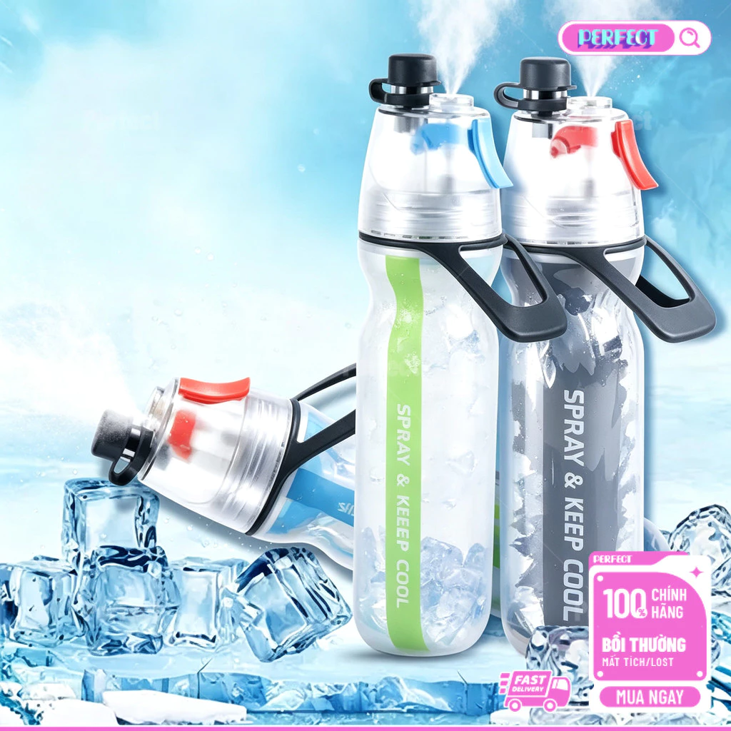 Bình Xịt Nước Thể Thao 500ml Chống Rò Rỉ Tiện Lợi