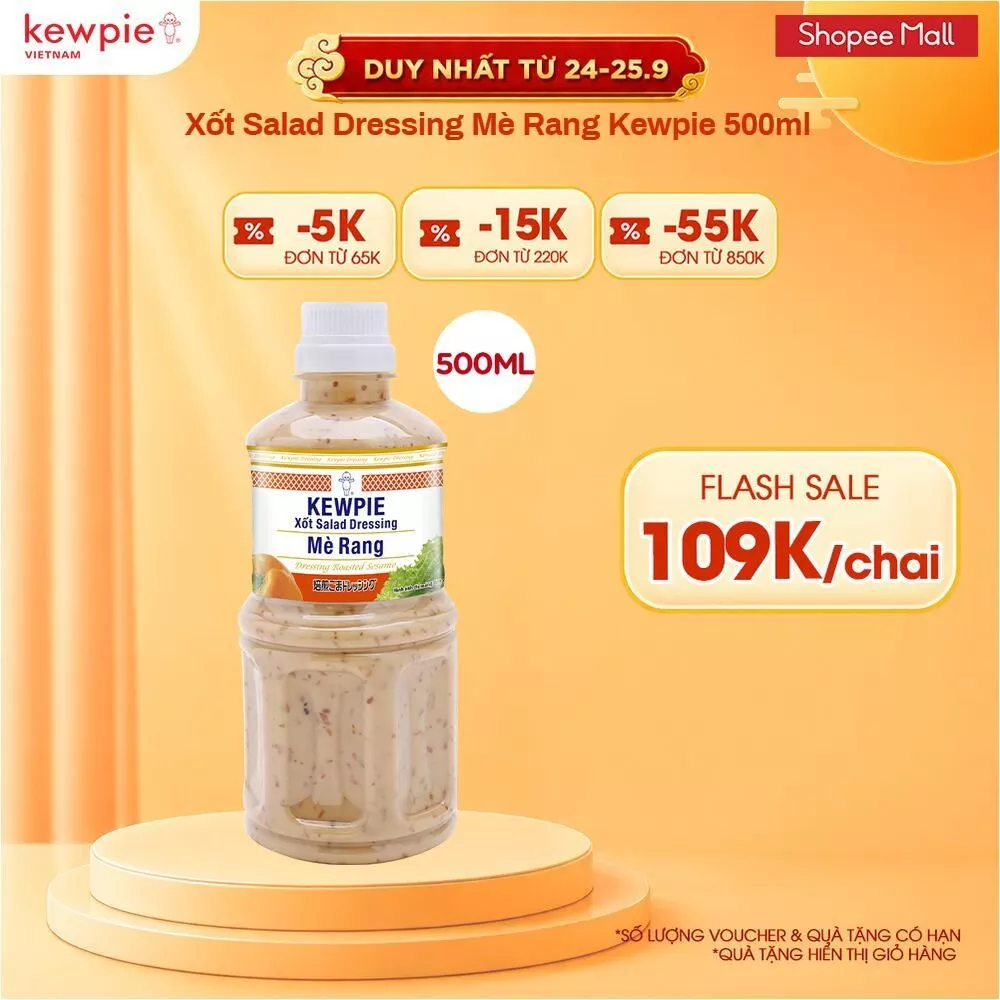 Xốt Salad Dressing Mè Rang Kewpie 500ml
