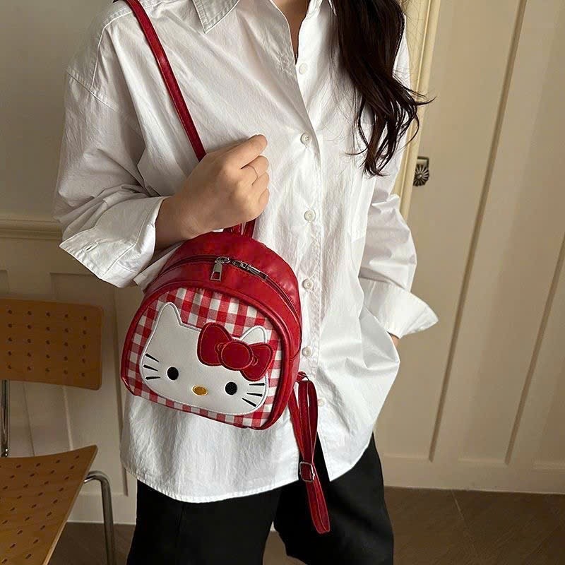 Ba lô Hello Kitty Cho Cả Mẹ Và Bé Yêu. Balo Thời Trang Đa Năngphong cách Hàn Quốc dễ thương