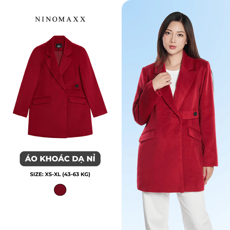 Áo Khoác Dạ Nữ Dáng Dài N&M Thương Hiệu NINOMAXX 1906029