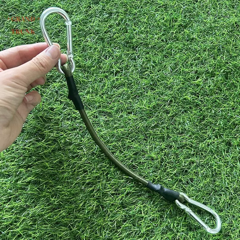[INVN] 30 / 60 / 90 / 120cm Dây thun Carabiner cắm trại ngoài trời Dây đeo hành lý Dây phơi quần áo Thiết bị cắm trại bền bỉ Đa chức năng Mới