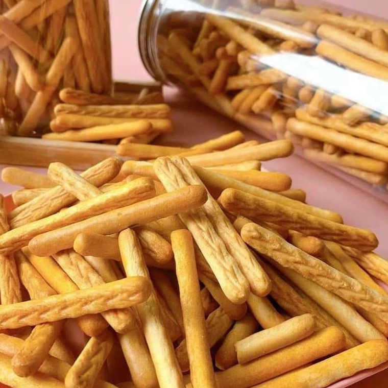 Nguyên Thùng Bánh quy đũa bơ sữa mặn 5kg/1 thùng - đồ ăn vặt ngậy ngon giòn thơm