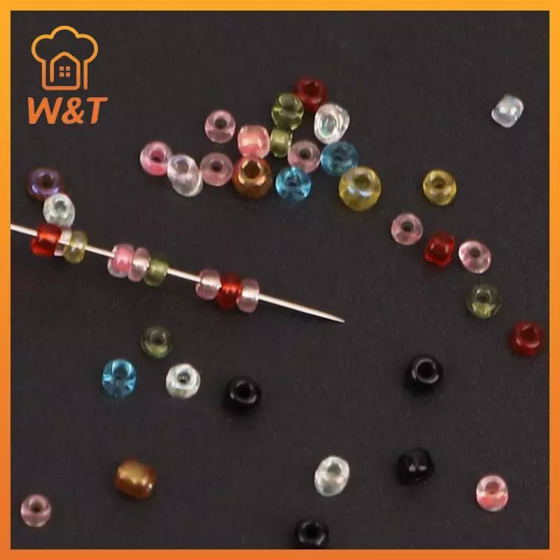 [W & T] 30 Chiếc Kim Đính Hạt Kim Loại Cho Hạt Ren Dây Tambor Vòng Tay Trang Sức Nelace Làm Chân Dây Dụng Cụ Chân DIY Dụng Cụ Mới